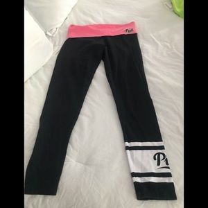 Pink Victoria Secret yoga pants